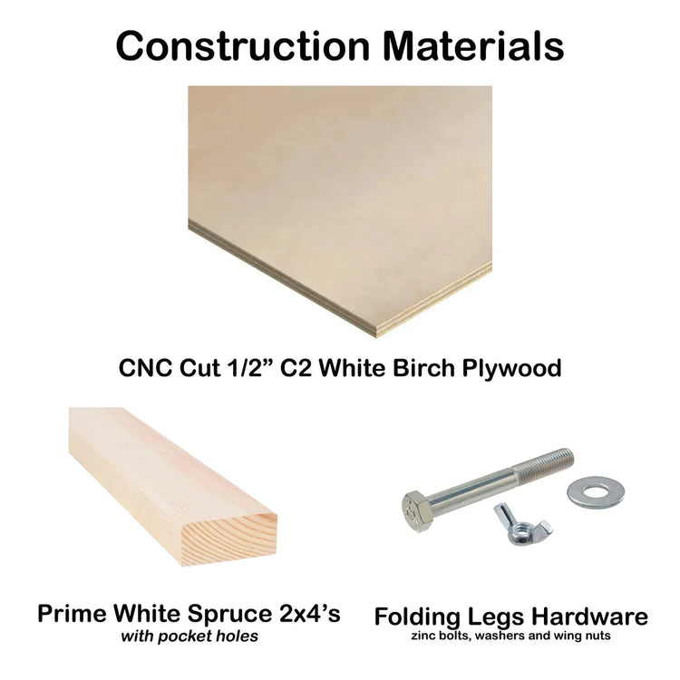 Corn toss Board Construction Materials